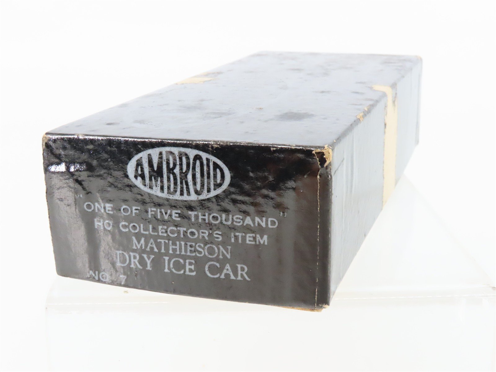 HO Scale Ambroid Craftsman Kit #7 Undecorated Mathieson Dry Ice Car/Reefer