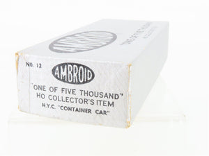 HO Scale Ambroid Craftsman Kit #12 Undecorated NYC Container Flat Car