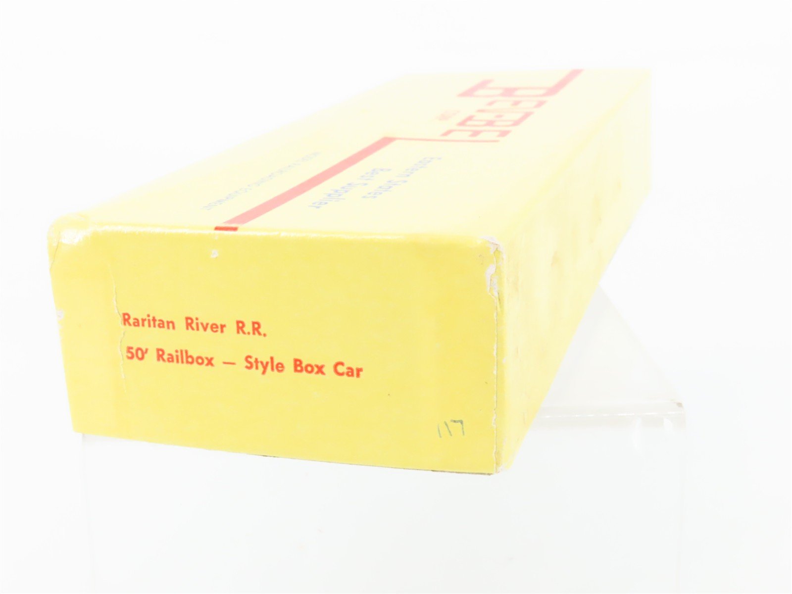 HO Bev-Bel Craftsman Kit Undecorated Raritan River 50' Railbox-Style Box Car