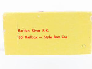 HO Bev-Bel Craftsman Kit Undecorated Raritan River 50' Railbox-Style Box Car