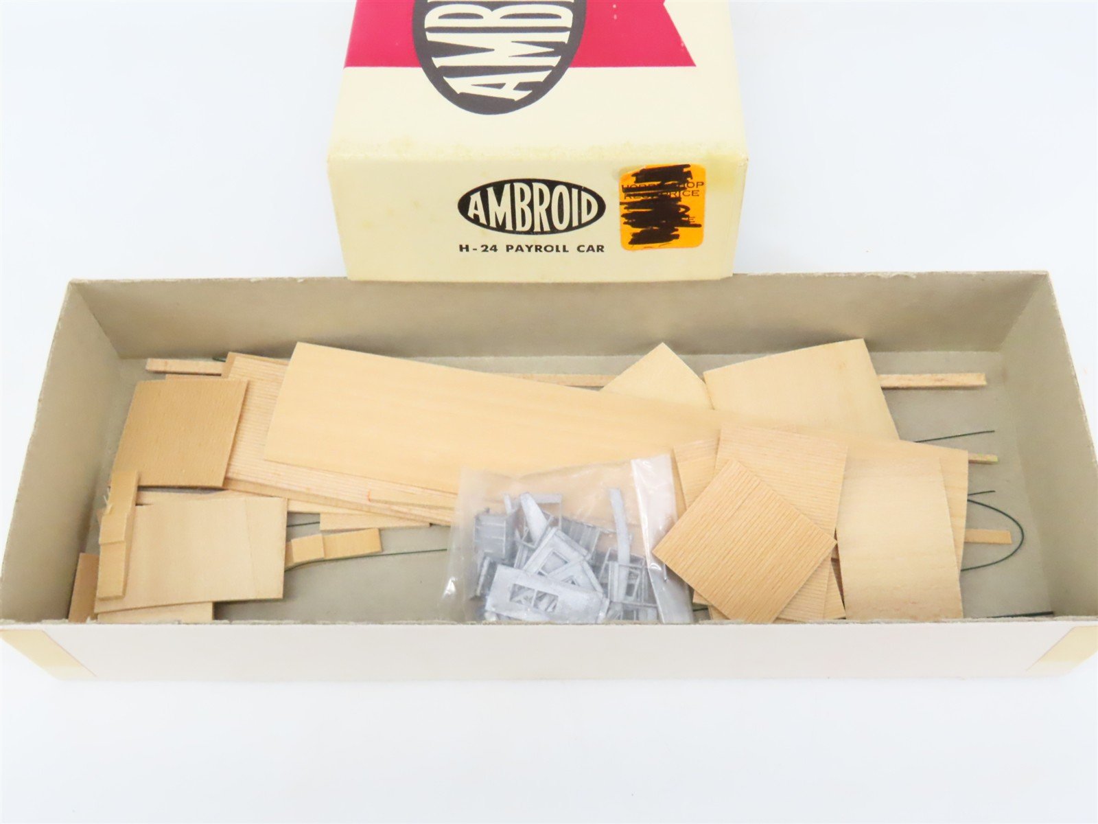 HO Scale Ambroid Kit H-24 Payroll Passenger Car
