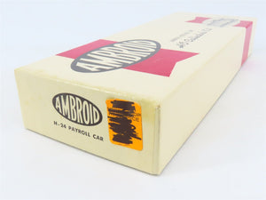 HO Scale Ambroid Kit H-24 Payroll Passenger Car