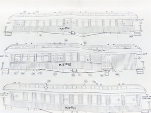 HO Scale La Belle Kit HO-14 1886 Open Platform 50' Baggage Passenger Car