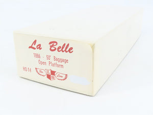 HO Scale La Belle Kit HO-14 1886 Open Platform 50' Baggage Passenger Car
