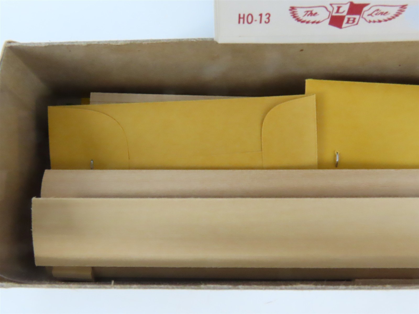 HO Scale La Belle Kit HO-13 1886 Open Platform 50' Business Passenger Car