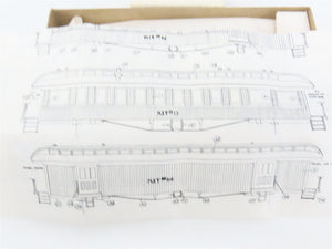 HO Scale La Belle Kit HO-13 1886 Open Platform 50' Business Passenger Car