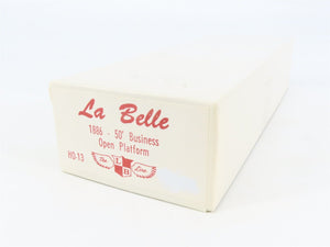 HO Scale La Belle Kit HO-13 1886 Open Platform 50' Business Passenger Car