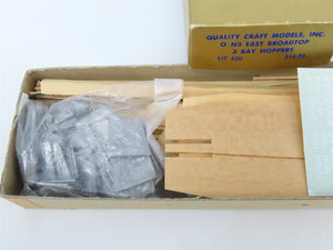 On3 Scale Quality Craft Craftsman Kit #530 Undecorated EBT 3-Bay Open Hopper