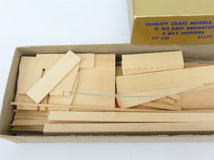On3 Scale Quality Craft Craftsman Kit #530 Undecorated EBT 3-Bay Open Hopper