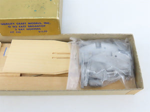 On3 Scale Quality Craft Craftsman Kit #530 Undecorated EBT 3-Bay Open Hopper