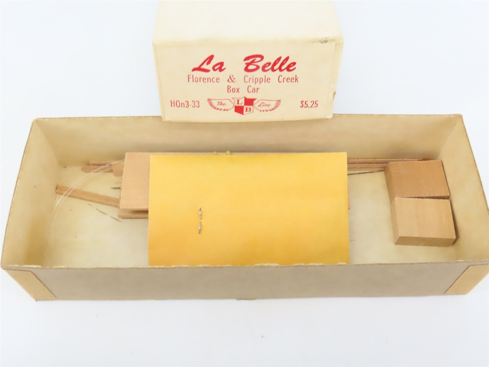 HOn3 Scale La Belle Kit HOn3-33 F&CC Florence & Cripple Creek Box Car #588
