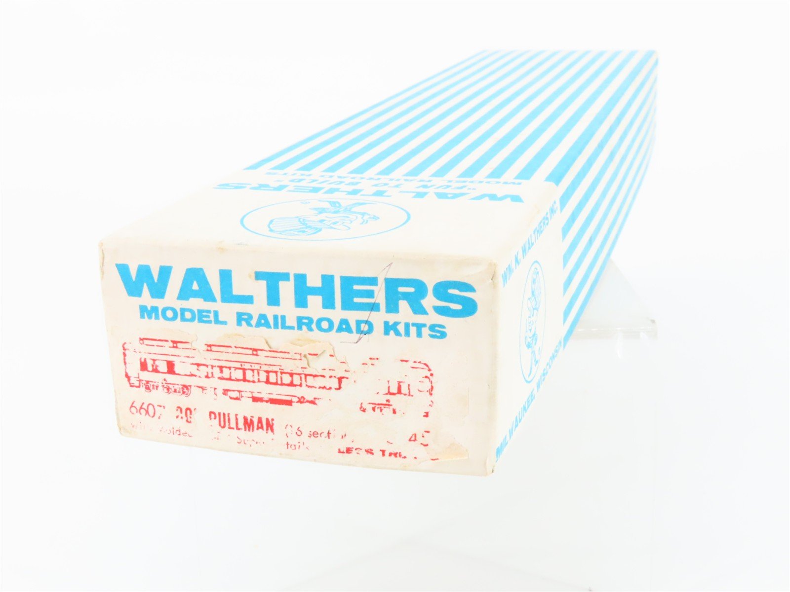 HO Scale Walthers Kit 6607 Wood & Metal Pullman 80' Passenger Car