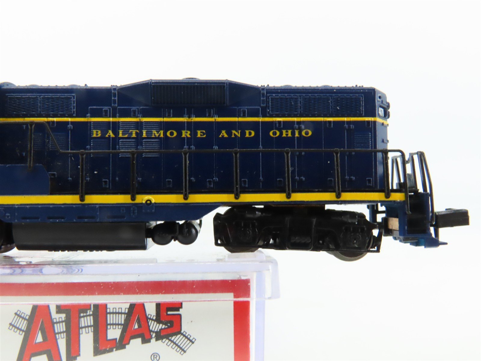N Scale Atlas 48302 B&O Baltimore & Ohio EMD GP9 Ph. 2 Diesel Locomotive #6471
