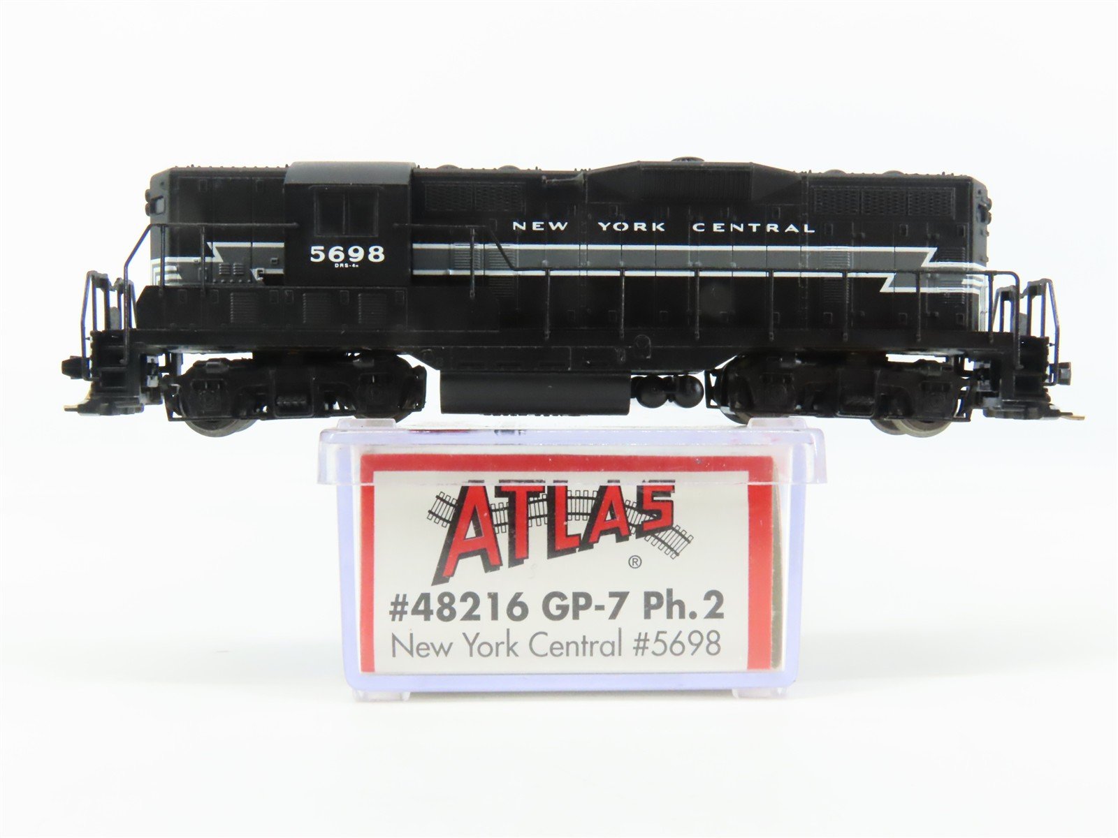 N Scale Atlas 48216 NYC New York Central EMD GP7 Ph. 2 Diesel Locomotive #5698