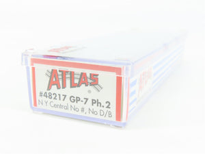 N Scale Atlas 48217 NYC New York Central EMD GP7 Ph. 2 Diesel Locomotive No#
