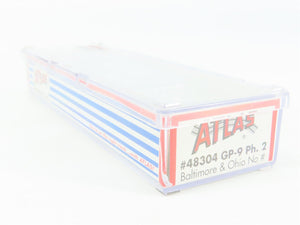 N Scale Atlas 48304 B&O Baltimore & Ohio EMD GP9 Ph. 2 Diesel Locomotive No#