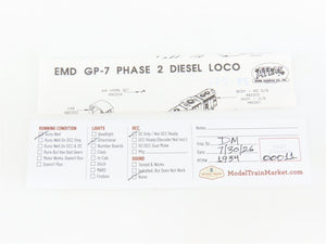 N Scale Atlas 48218 NYC New York Central EMD GP7 Ph. 2 Diesel Locomotive No#