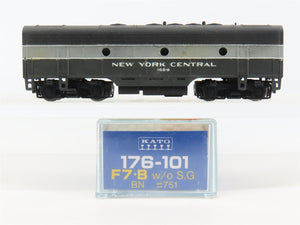 N Scale KATO 176-101 NYC New York Central F7B Diesel #1689 - Custom & Weathered