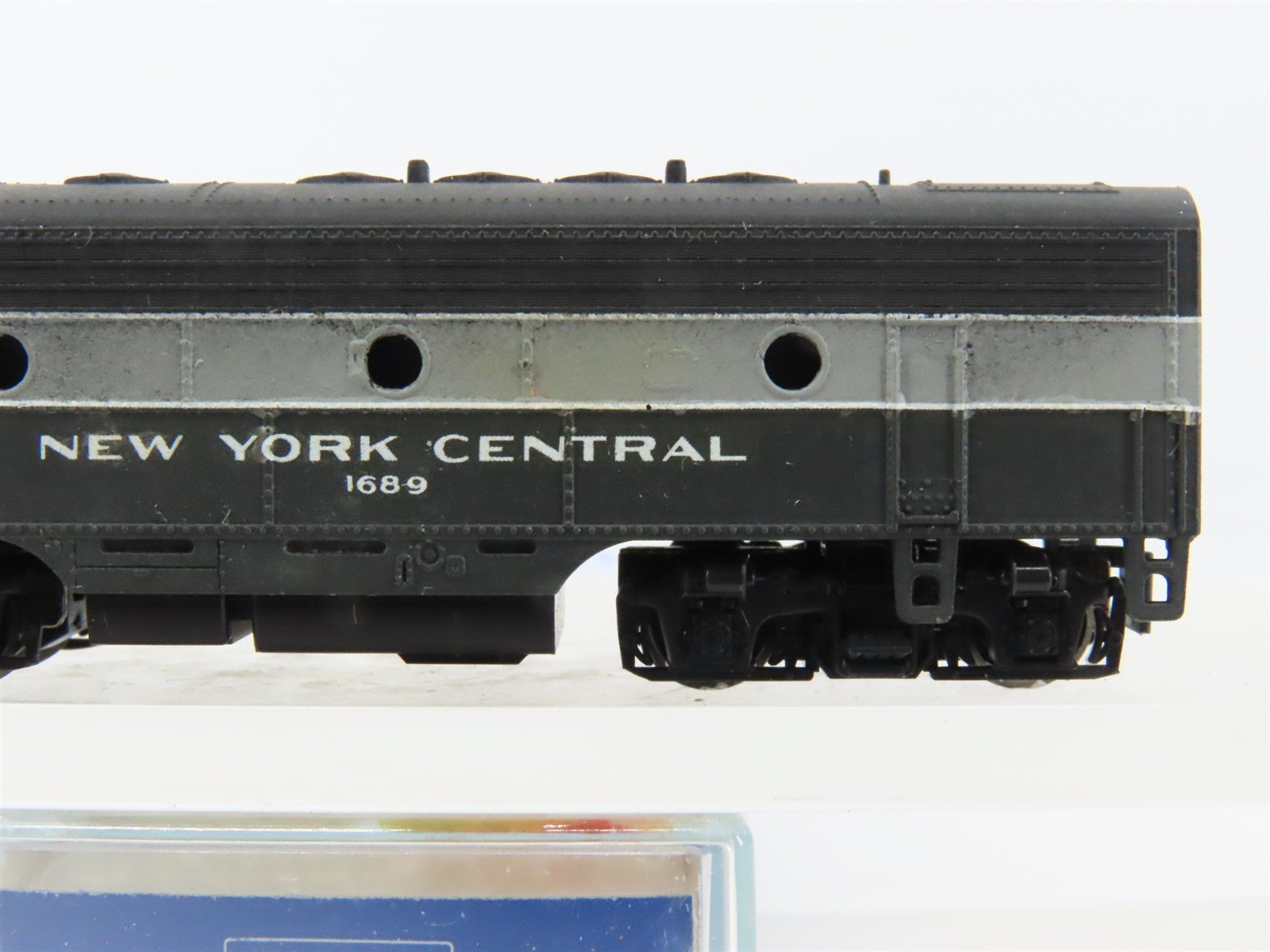 N Scale KATO 176-101 NYC New York Central F7B Diesel #1689 - Custom & Weathered