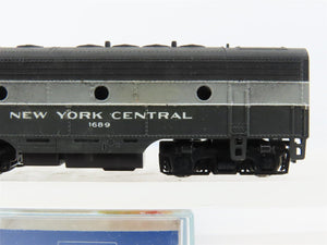 N Scale KATO 176-101 NYC New York Central F7B Diesel #1689 - Custom & Weathered