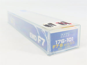 N Scale KATO 176-101 NYC New York Central F7B Diesel #1689 - Custom & Weathered