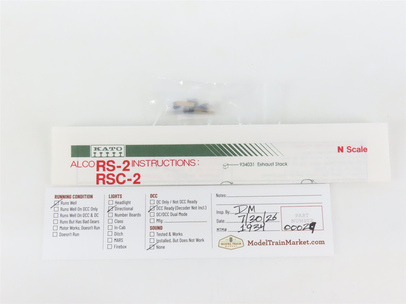 N Scale KATO 176-4509 NYC New York Central ALCO RS-2 Diesel #8219 - DCC Ready