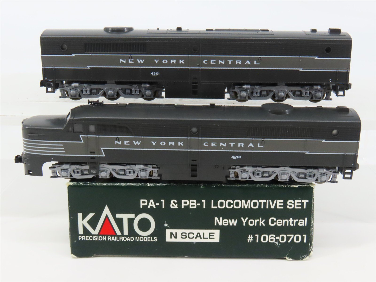 N Scale KATO 106-0701 NYC New York Central ALCO PA-1/PB-1 Diesel Set - DCC Ready