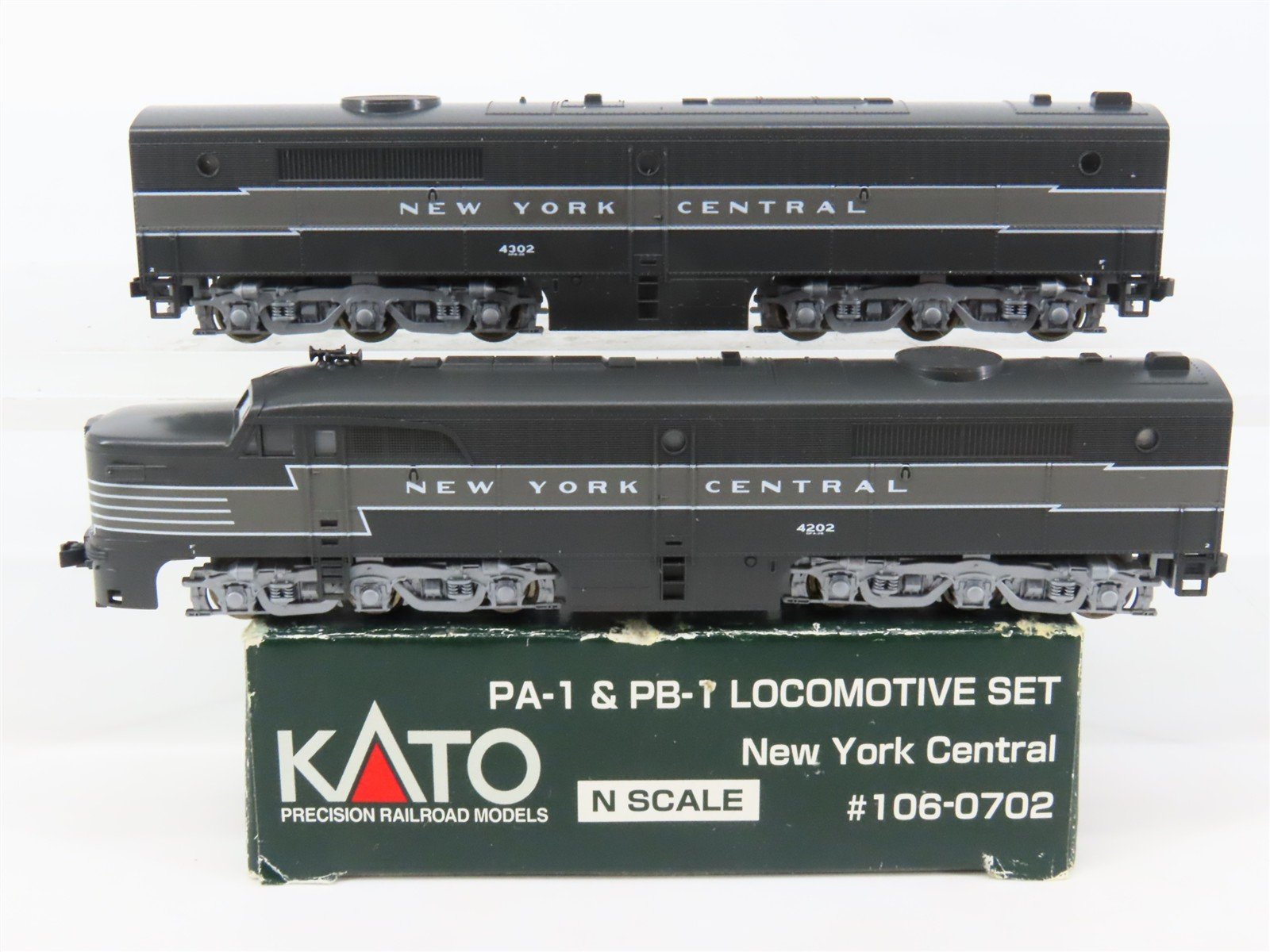 N Scale KATO 106-0702 NYC New York Central ALCO PA-1/PB-1 Diesel Set - DCC Ready