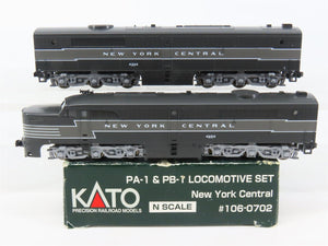 N Scale KATO 106-0702 NYC New York Central ALCO PA-1/PB-1 Diesel Set - DCC Ready