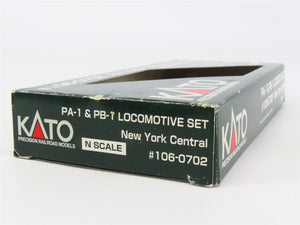 N Scale KATO 106-0702 NYC New York Central ALCO PA-1/PB-1 Diesel Set - DCC Ready