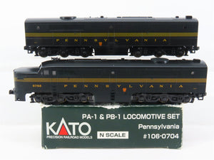N Scale KATO 106-0704 PRR Pennsylvania ALCO PA-1/PB-1 Diesel Set - DCC Ready