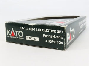 N Scale KATO 106-0704 PRR Pennsylvania ALCO PA-1/PB-1 Diesel Set - DCC Ready