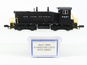 N Scale Life-Like 7892 NYC New York Central EMD SW9/1200 Diesel Switcher #8951
