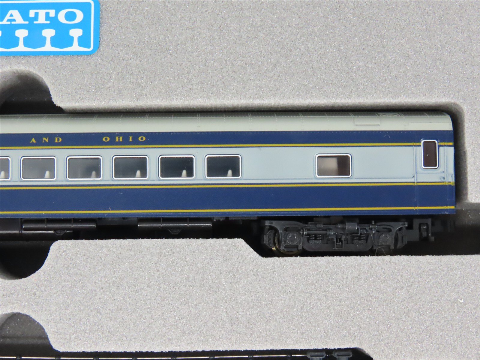 N Scale KATO 106-016 B&O Baltimore & Ohio Smooth-Side Passenger 6-Car Set