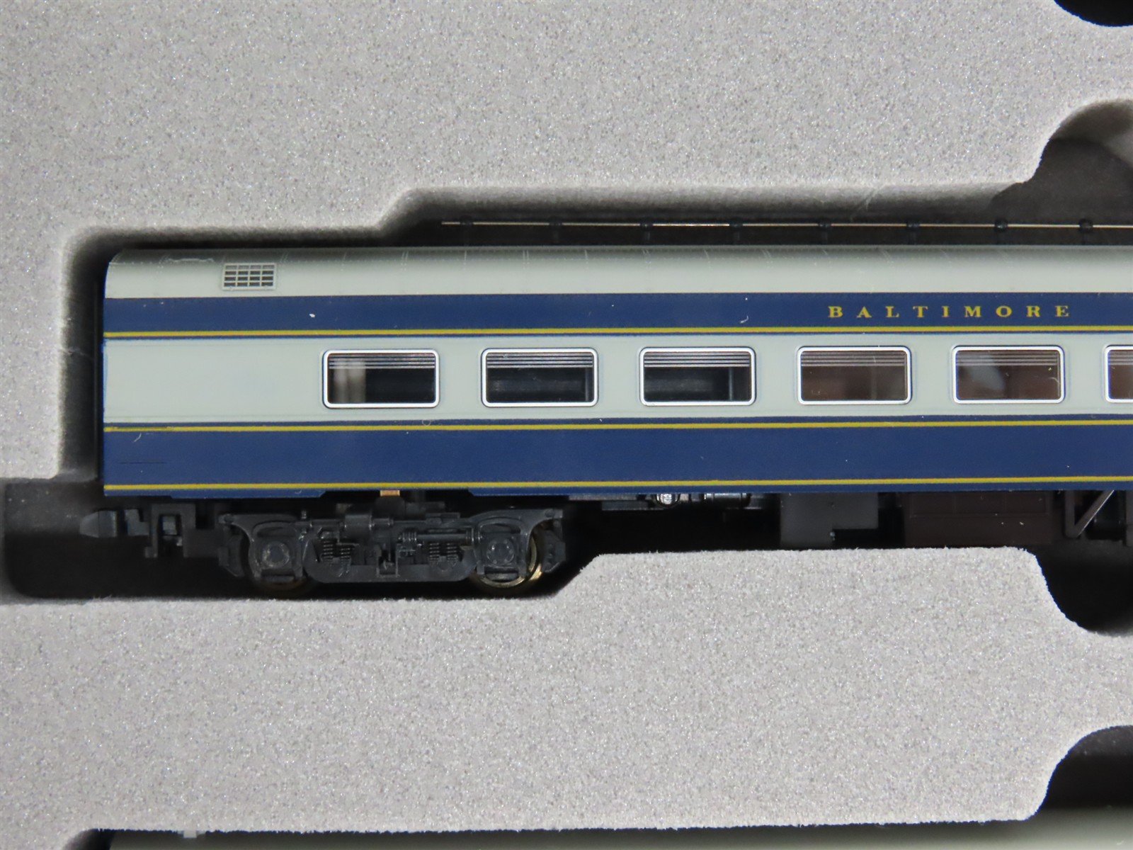 N Scale KATO 106-016 B&O Baltimore & Ohio Smooth-Side Passenger 6-Car Set