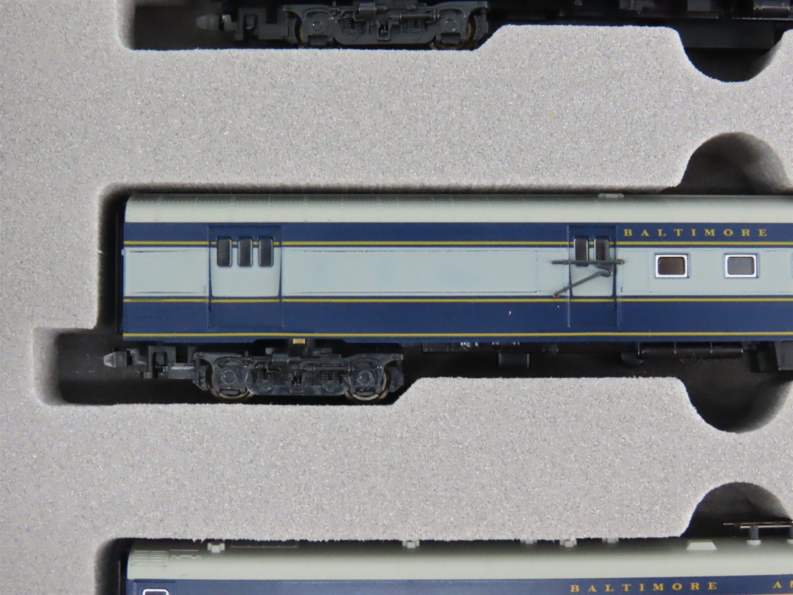 N Scale KATO 106-016 B&O Baltimore & Ohio Smooth-Side Passenger 6-Car Set