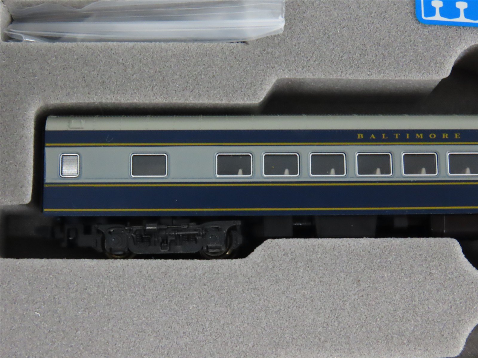 N Scale KATO 106-026 B&O Baltimore & Ohio Smooth-Side Passenger 4-Car Set