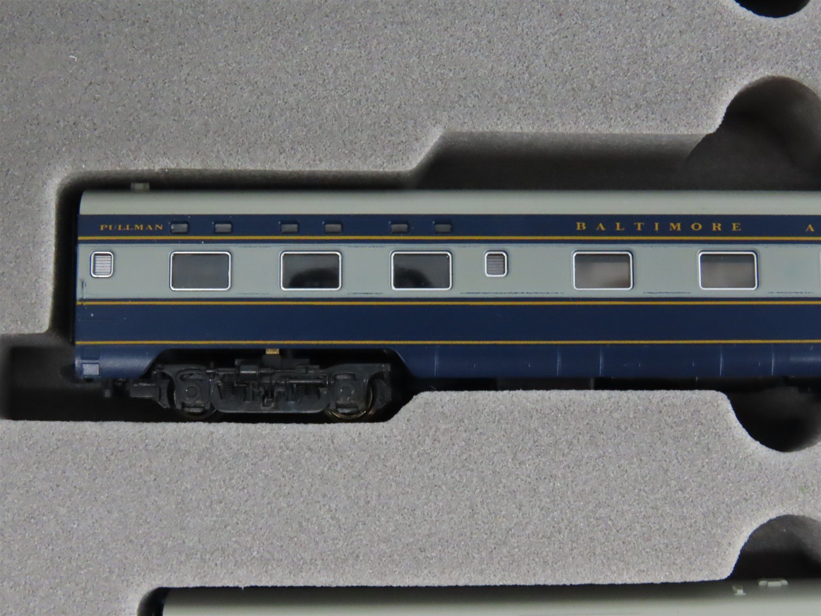 N Scale KATO 106-026 B&O Baltimore & Ohio Smooth-Side Passenger 4-Car Set