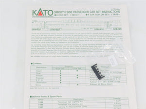 N Scale KATO 106-026 B&O Baltimore & Ohio Smooth-Side Passenger 4-Car Set