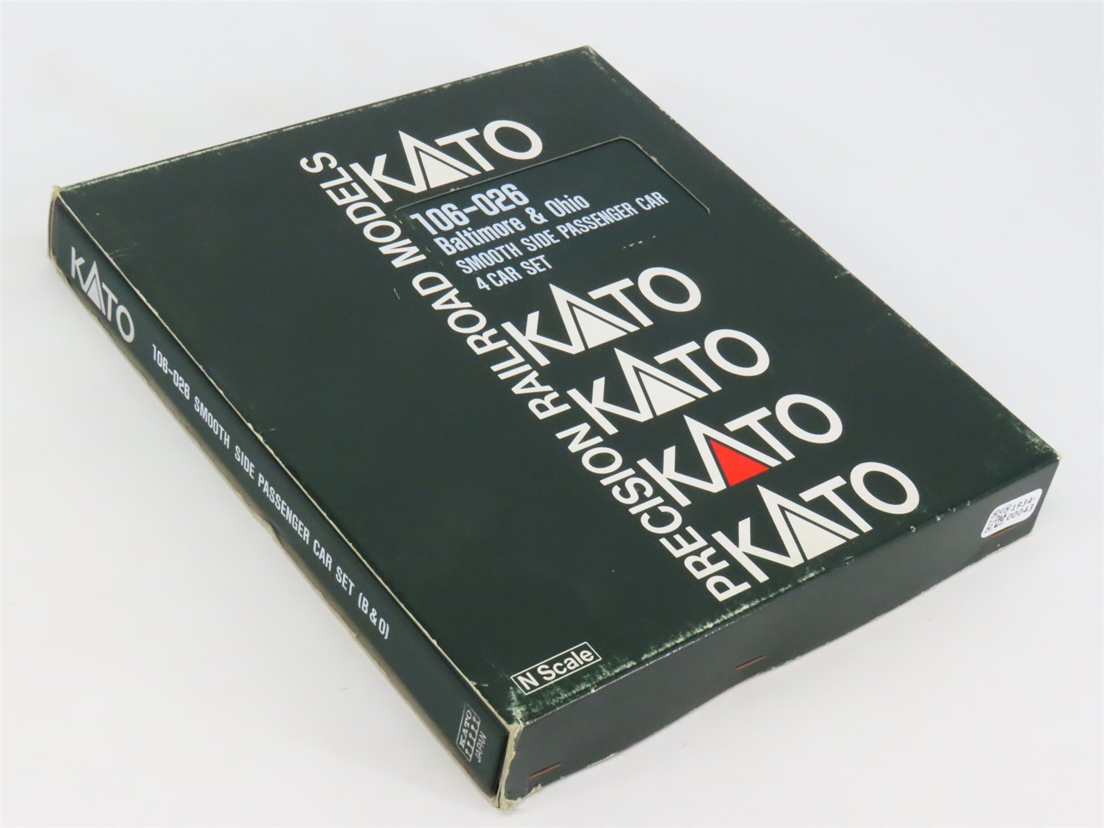 N Scale KATO 106-026 B&O Baltimore & Ohio Smooth-Side Passenger 4-Car Set