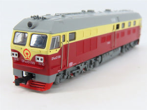 N Scale Minitown 10002 C64/C64K Type Diesel Locomotive & 8 Gondola Set