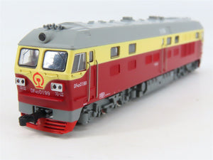 N Scale Minitown 10002 C64/C64K Type Diesel Locomotive & 8 Gondola Set