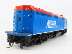 HO Scale Kato 37-571-LS Metra F40PH Diesel Locomotive #137 wDCC & Sound