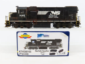 HO Athearn Genesis ATHG68165 NS GP15-1 Diesel #1446 wDCC & Sound, Weathered