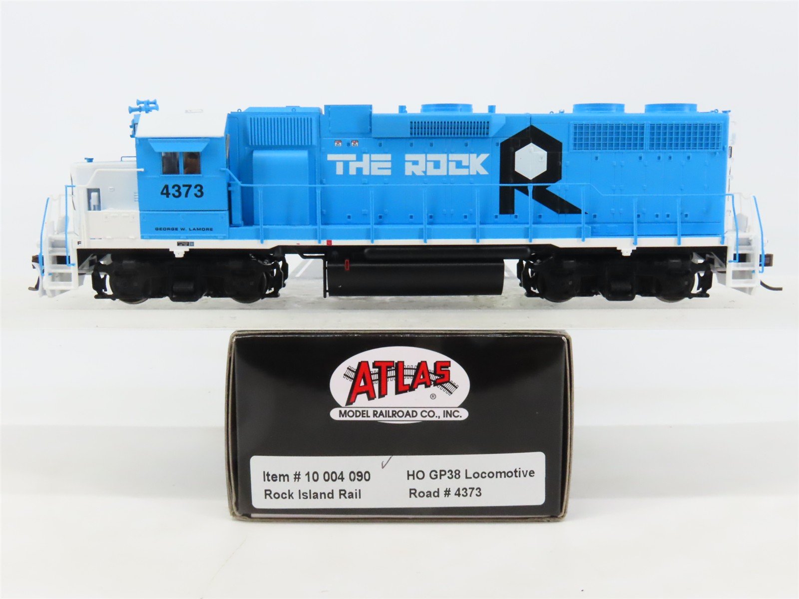 HO Scale Atlas 10004090 RI Rock Island GP38 Diesel Loco #4373 wDCC & Sound