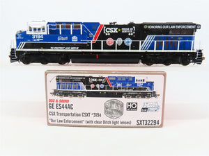 HO Scaletrains.com SXT32294 CSX Law Enforcement ES44AC Diesel #3194 wDCC & Sound