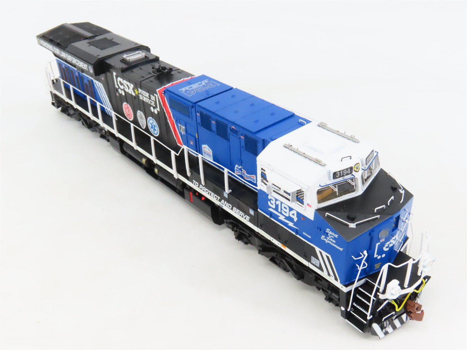 HO Scaletrains.com SXT32294 CSX Law Enforcement ES44AC Diesel #3194 wDCC & Sound