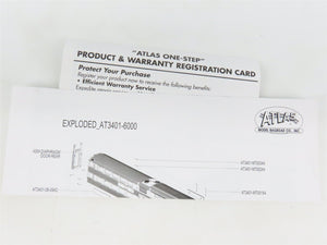 HO Scale Atlas 20007053 Metra Type 8500 Cab Passenger Car #8567