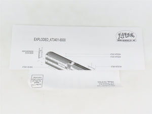 HO Scale Atlas 20007056-1 Metra Type 6000 Trailer Passenger Car #6064