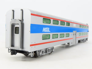 HO Scale Kato 35-6027 Metra Bi-Level Cab Coach Passenger Car #8730